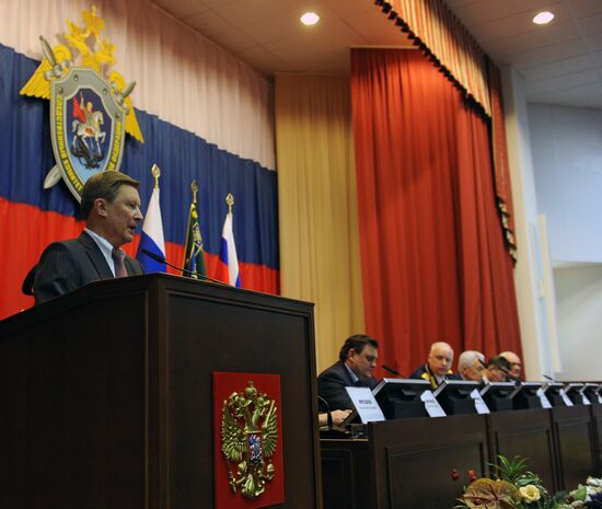 Presidential Chief of Staff Sergei Ivanov attends Investigative Committee panel meeting