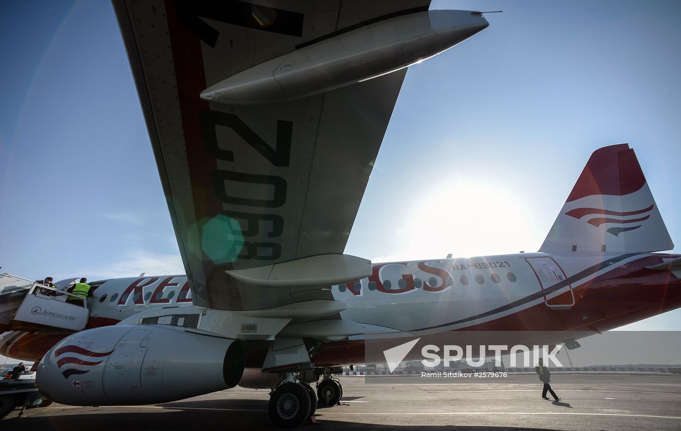 Putting Red Wings' SSJ-100 aircraft into operation