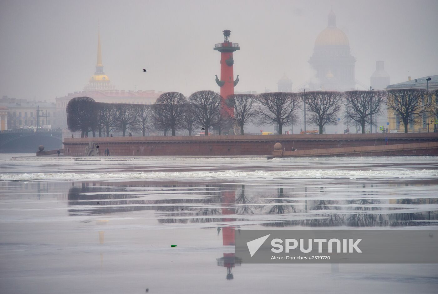 Fog in St. Petersburg