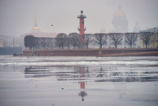 Fog in St. Petersburg
