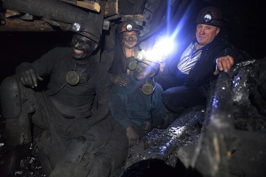 Tkachuk Mine in Khartsyzsk, Donbas