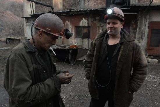 Tkachuk Mine in Khartsyzsk, Donbas