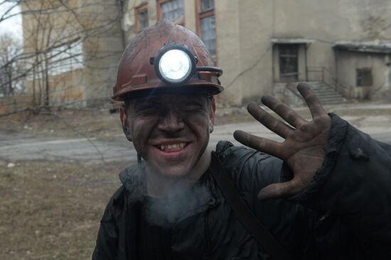 Tkachuk Mine in Khartsyzsk, Donbas