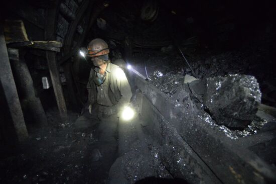 Tkachuk Mine in Khartsyzsk, Donbas