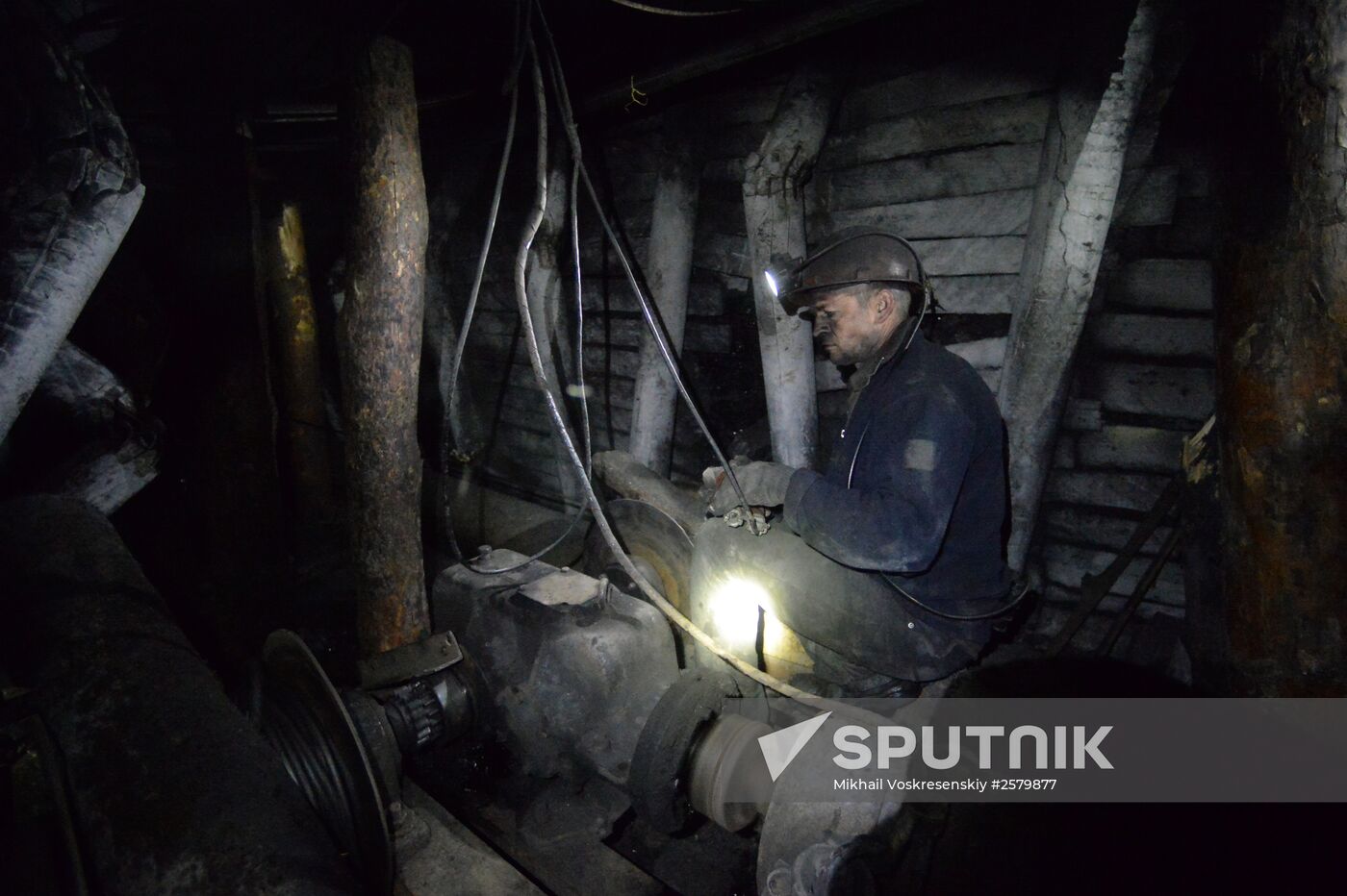 Tkachuk Mine in Khartsyzsk, Donbas