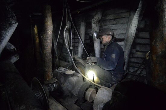 Tkachuk Mine in Khartsyzsk, Donbas