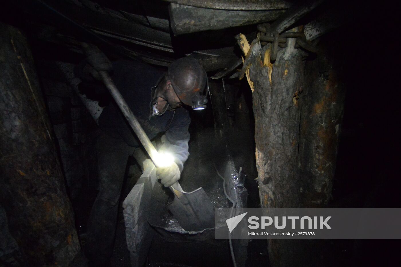 Tkachuk Mine in Khartsyzsk, Donbas