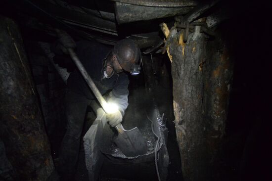Tkachuk Mine in Khartsyzsk, Donbas