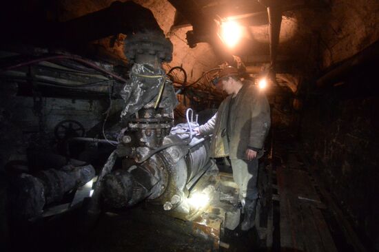 Tkachuk Mine in Khartsyzsk, Donbas