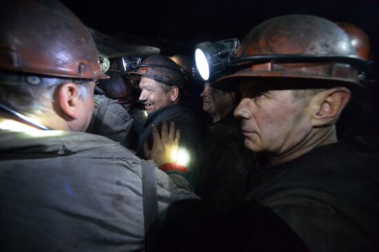 Tkachuk Mine in Khartsyzsk, Donbas