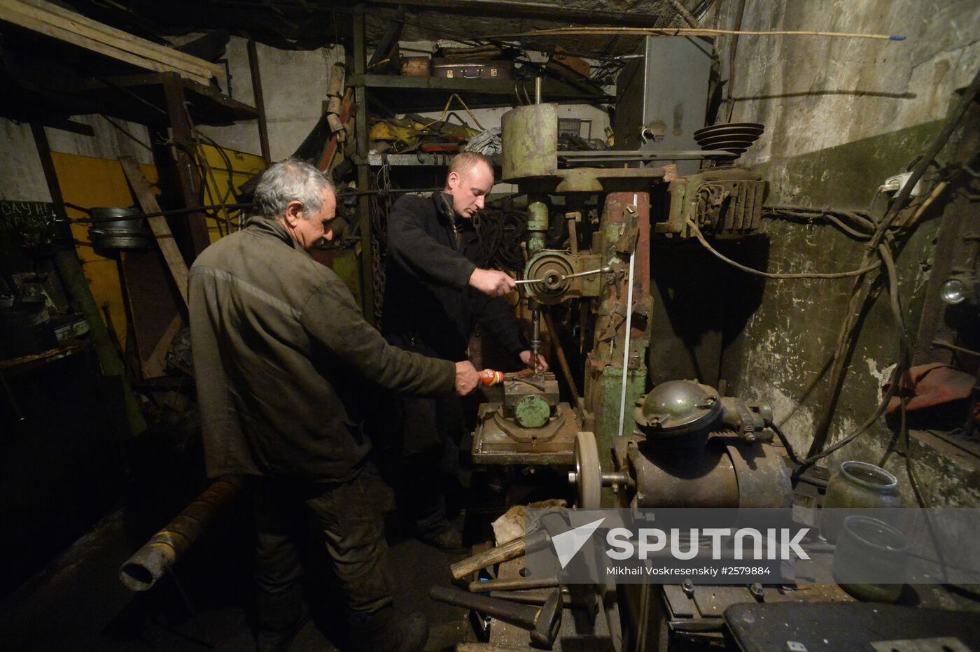 Tkachuk Mine in Khartsyzsk, Donbas