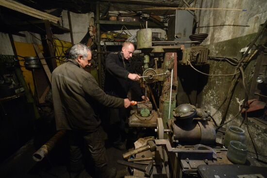 Tkachuk Mine in Khartsyzsk, Donbas