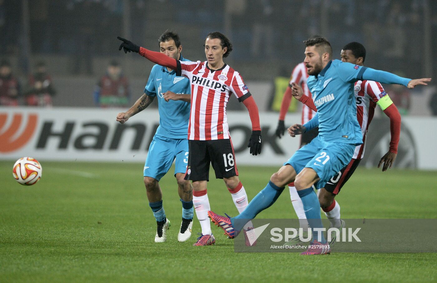 Football. Europa League. Zenit vs. PSV