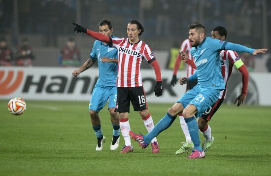 Football. Europa League. Zenit vs. PSV