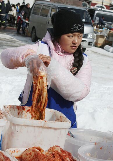 City food fair in Vladivostok