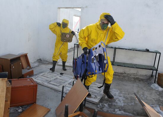 Ural Federal District rescuers compete at multi-sport championships