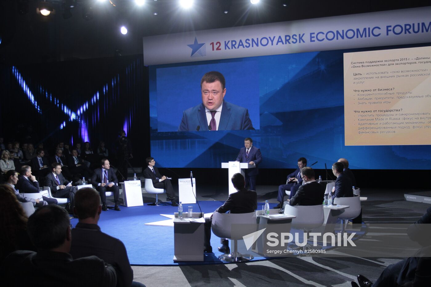 12th Krasnoyarsk Economic Forum. Day Three