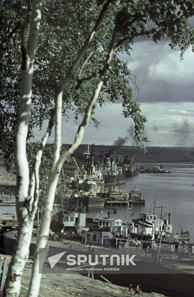 Krasnoyarsk river port