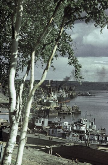Krasnoyarsk river port