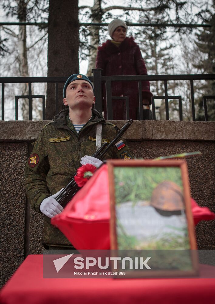 Remains of soldiers who died in Great Patriotic War are reburied in Ukraine