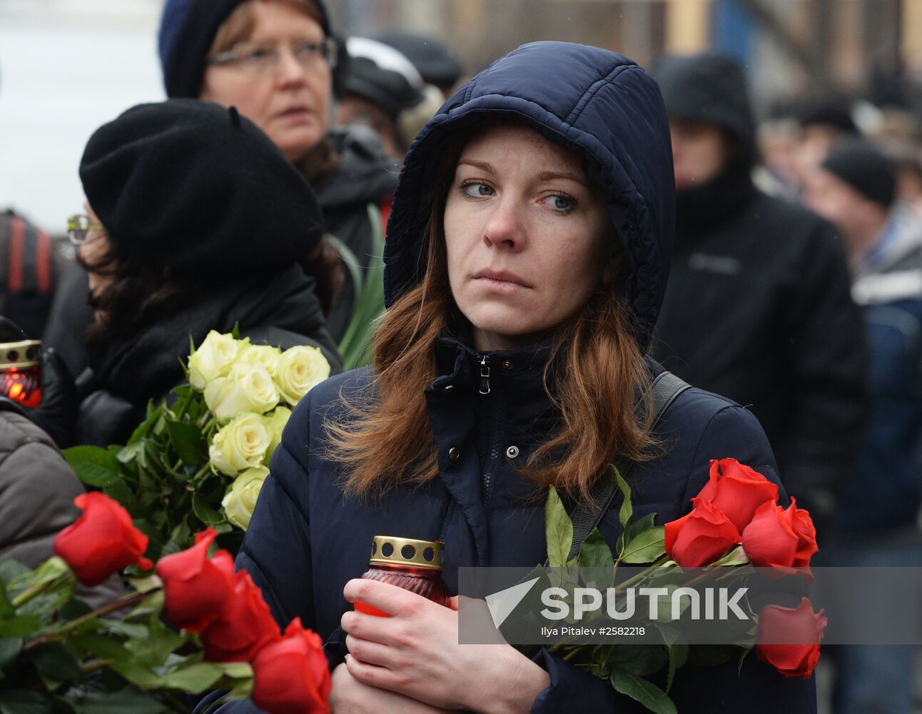 Paying last respects to politician Boris Nemtsov in Moscow
