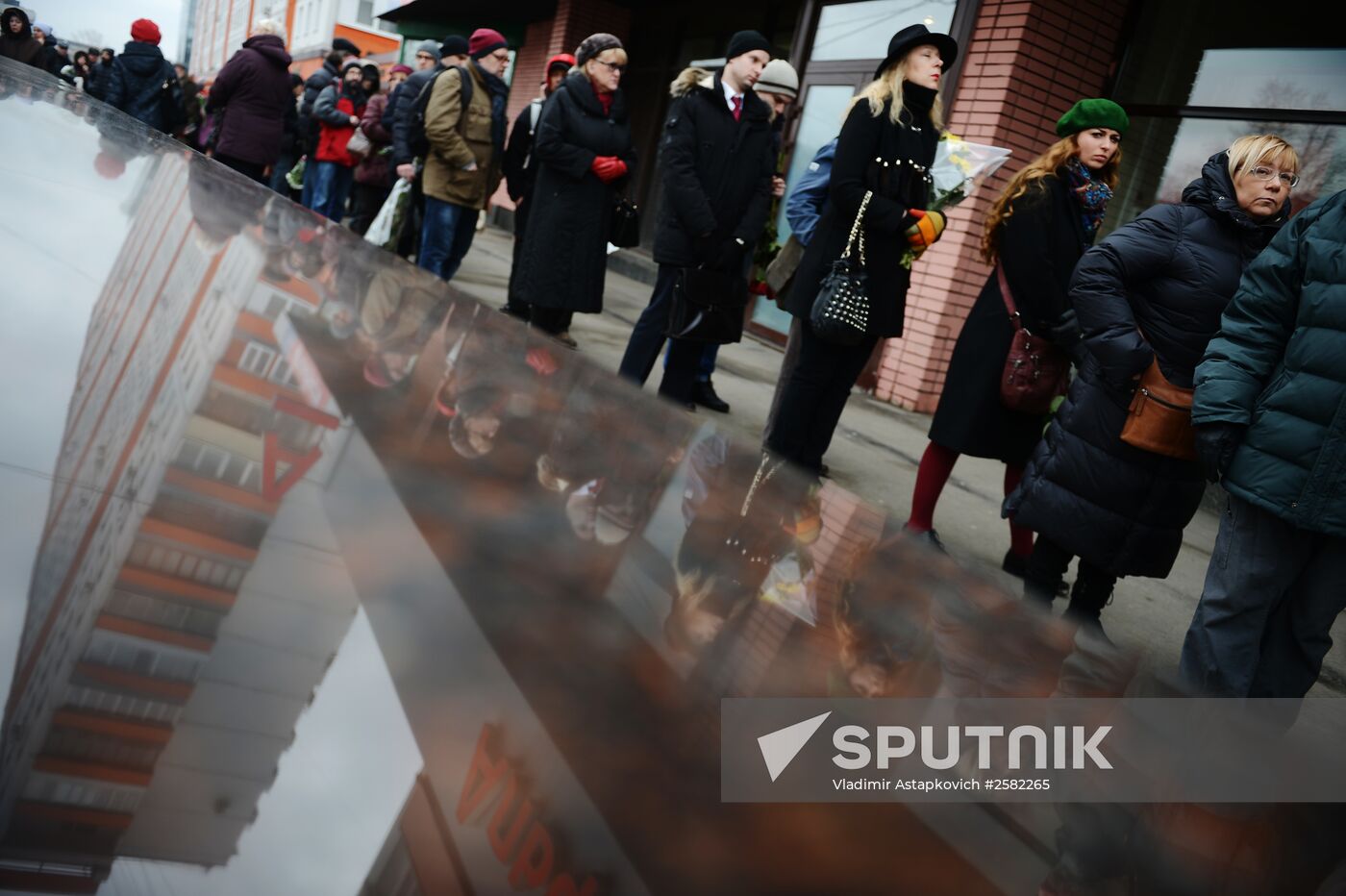 Paying last respects to politician Boris Nemtsov in Moscow
