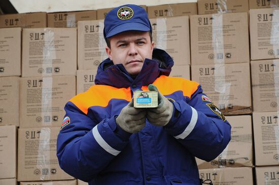 Seventeenth humanitarian convoy for southeastern Ukraine being formed in Rostov Region