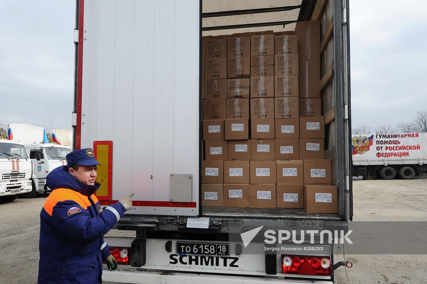 Seventeenth humanitarian convoy for southeastern Ukraine being formed in Rostov Region