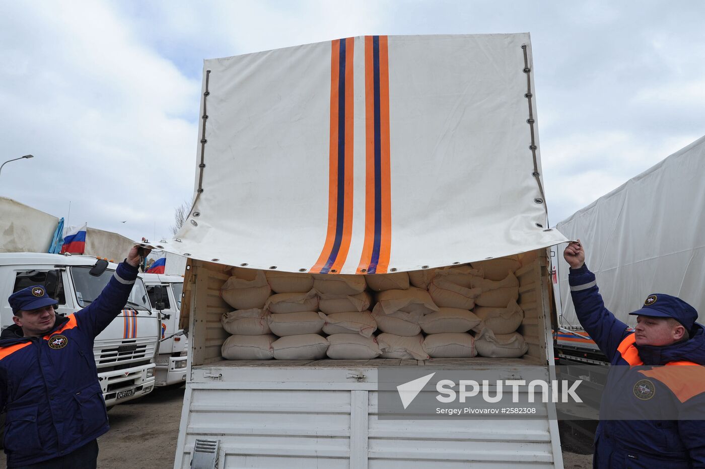 Seventeenth humanitarian convoy for southeastern Ukraine being formed in Rostov Region