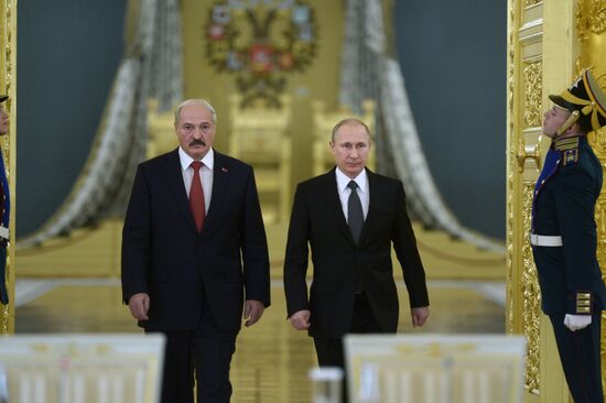 Meeting of the Supreme State Council of the Russia-Belarus Union State in Moscow
