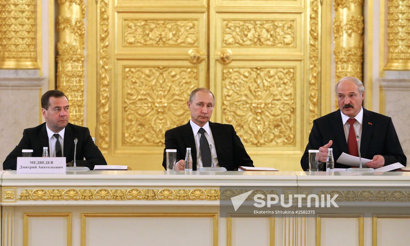 Meeting of the Supreme State Council of the Russia-Belarus Union State in Moscow