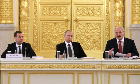 Meeting of the Supreme State Council of the Russia-Belarus Union State in Moscow