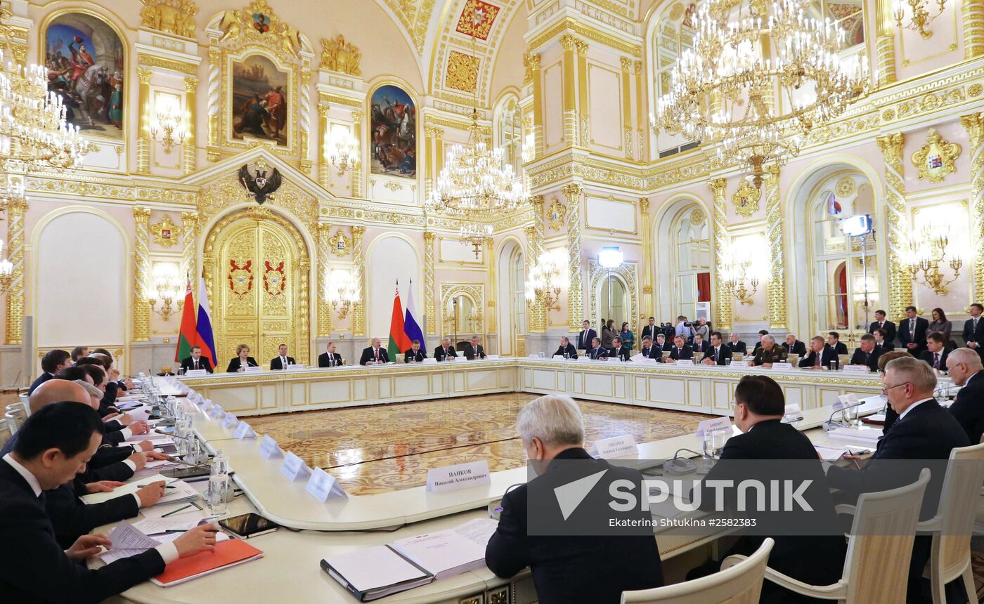 Meeting of the Supreme State Council of the Russia-Belarus Union State in Moscow