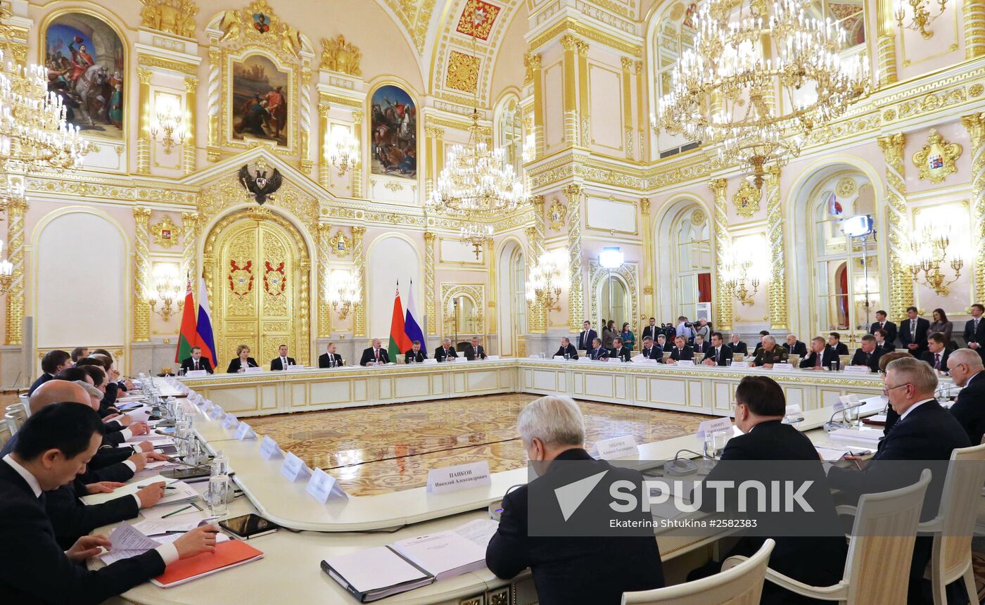 Meeting of the Supreme State Council of the Russia-Belarus Union State in Moscow