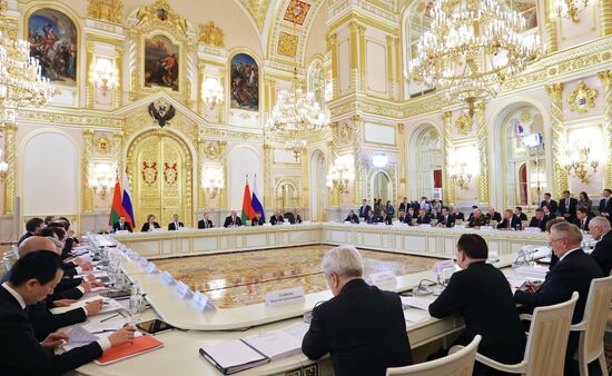 Meeting of the Supreme State Council of the Russia-Belarus Union State in Moscow