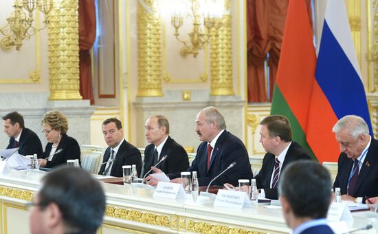 Meeting of the Supreme State Council of the Russia-Belarus Union State in Moscow