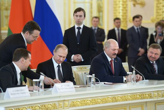 Meeting of the Supreme State Council of the Russia-Belarus Union State in Moscow