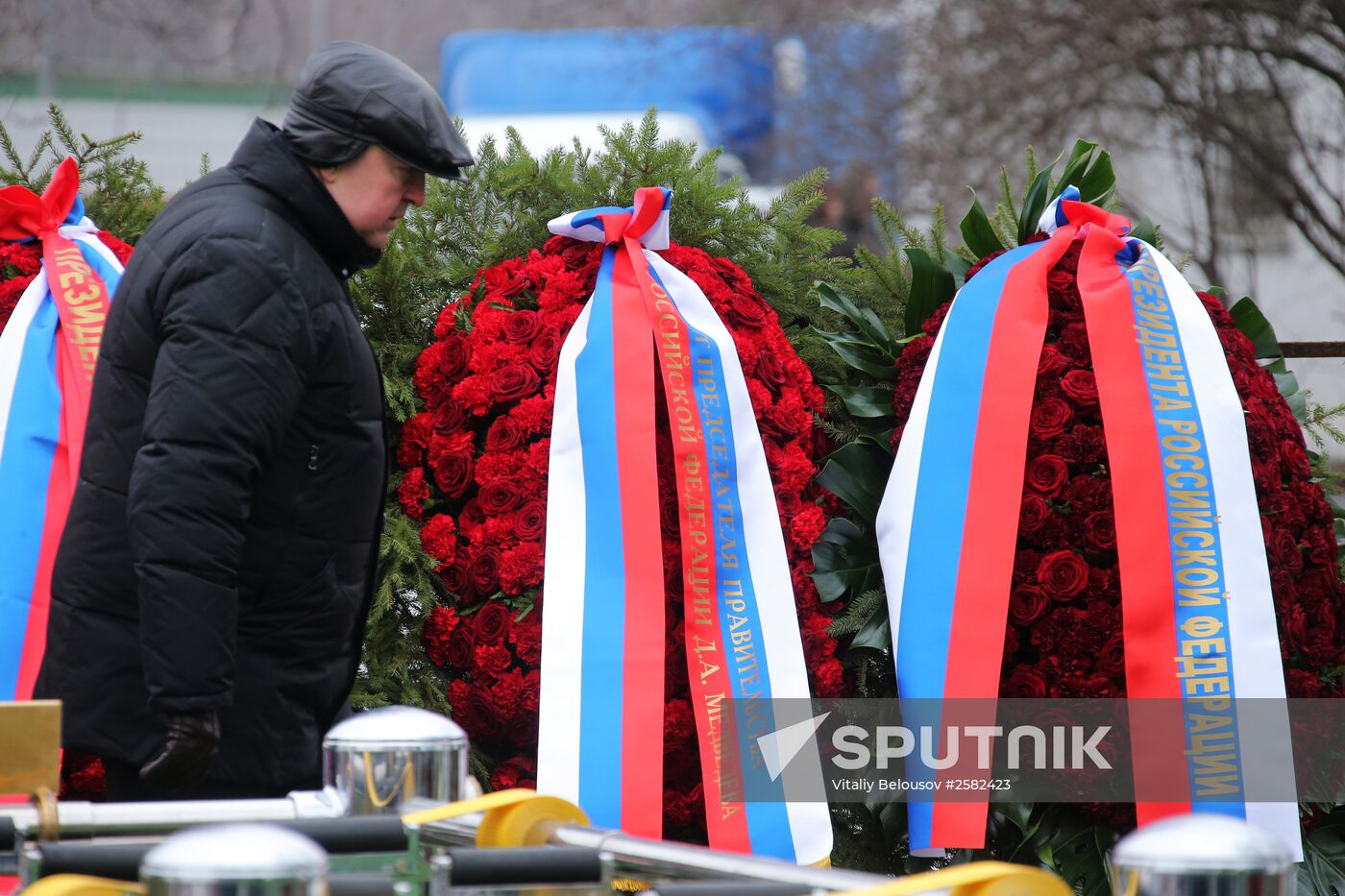 Paying last respects to politician Boris Nemtsov in Moscow