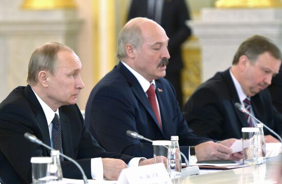 Meeting of the Supreme State Council of the Russia-Belarus Union State in Moscow