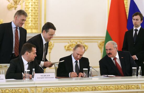 Meeting of the Supreme State Council of the Russia-Belarus Union State in Moscow
