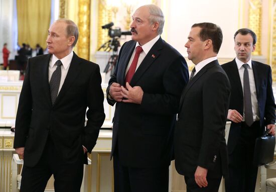 Meeting of Supreme State Council of Russia-Belarus Union State in Moscow