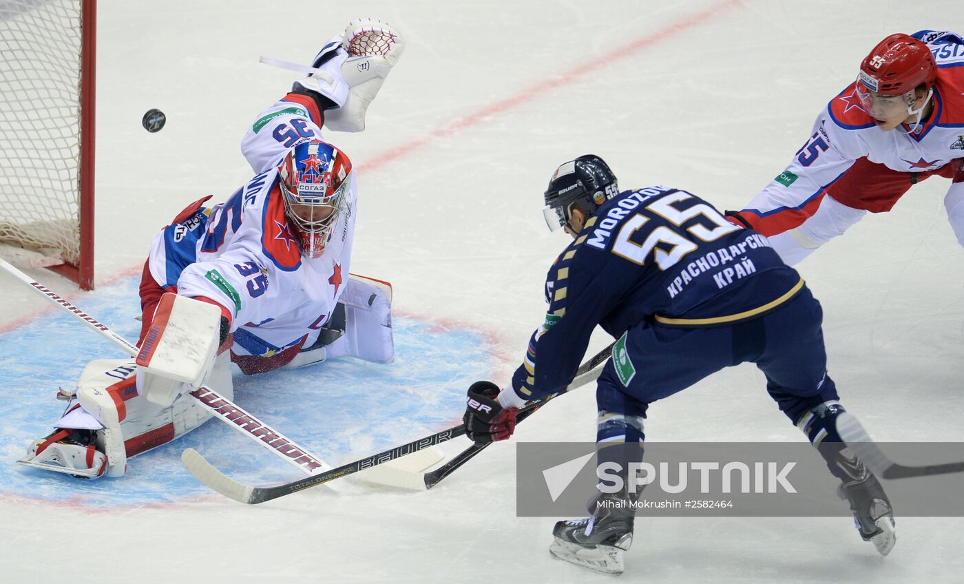 Ice Hockey. KHL. Sochi (Sochi) vs. CSKA (Moscow)