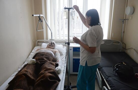 Zasyadko coal mine explosion in Donetsk