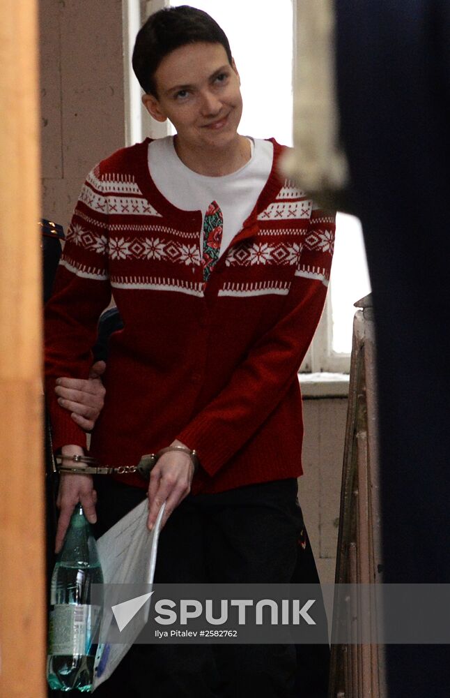 Court hears Nadezhda Savchenko's case