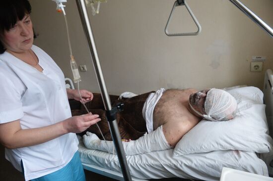 Zasyadko coal mine explosion in Donetsk