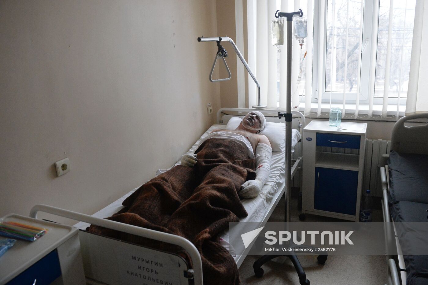 Zasyadko coal mine explosion in Donetsk