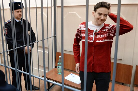 Court hears Nadezhda Savchenko's case