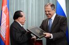 Foreign Minister Sergey Lavrov meets with Foreign Minister of Cambodia Hor Namhong