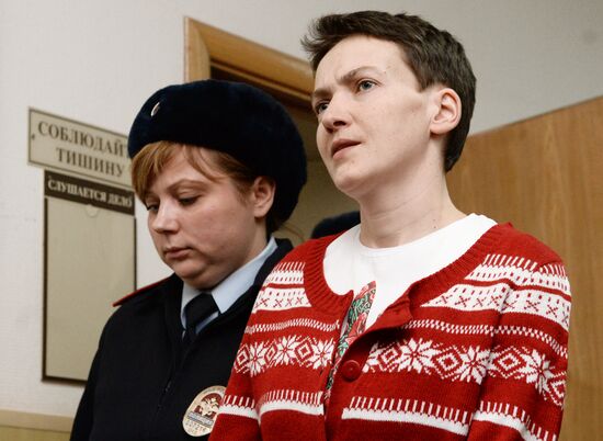 Court hears Nadezhda Savchenko's case