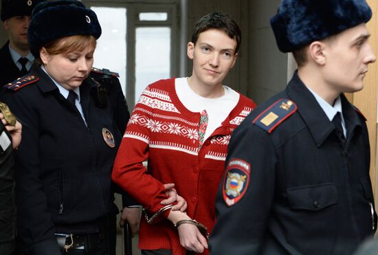 Court hears Nadezhda Savchenko's case